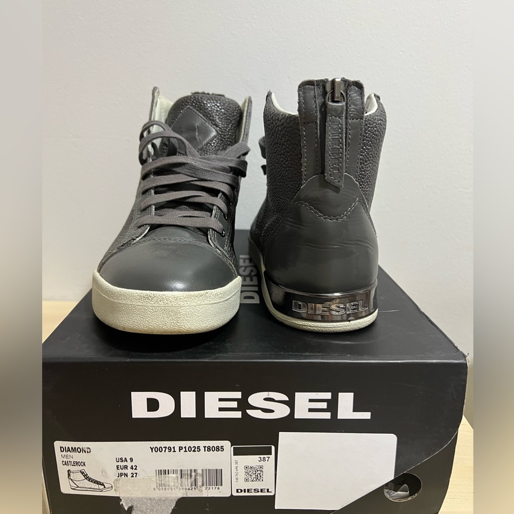 Diesel Diamond Castlerock sneakers US size 9, grey - Picture 9 of 9